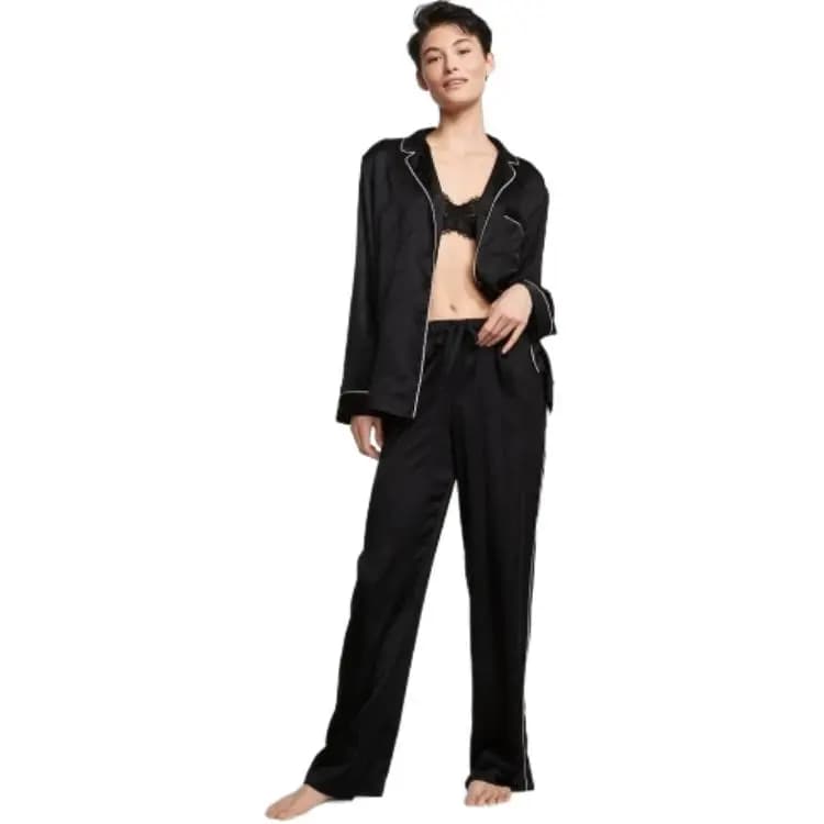 Victoria's Secret Pijama Dəsti Qadın Qara 2