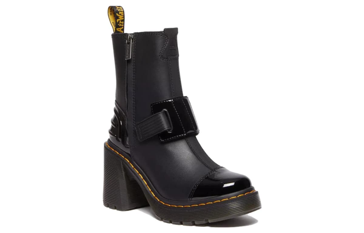 Dr.Martens Dr.Martens Gaya Alternative Leather Heeled Chelsea Boots 'Black' Women's 2