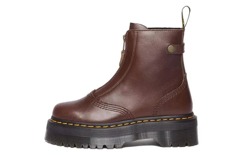 Dr.Martens Jetta Platform Qadın Çəkmələri 'Dark Brown'