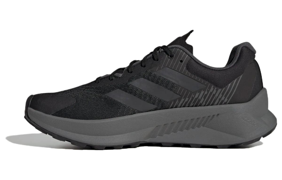 Adidas Terrex Soulstride Flow Gore Tex Core Black Grey Impact Orange