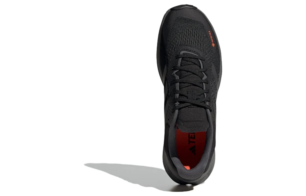 Adidas Terrex Soulstride Flow Gore Tex Core Black Grey Impact Orange 5