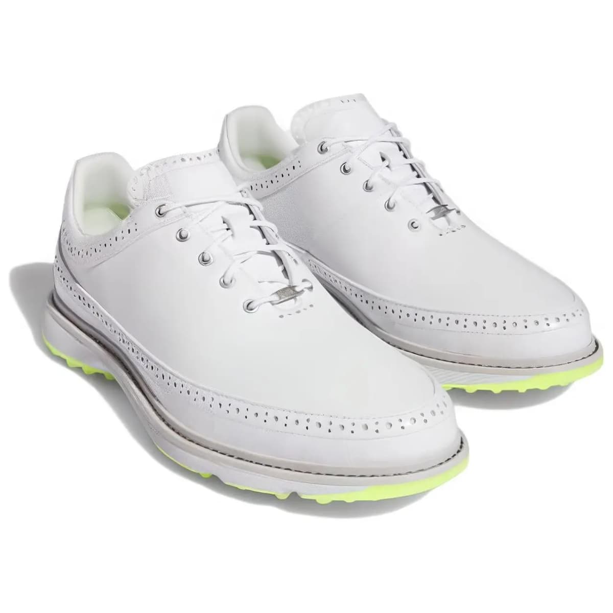 Adidas Originals MC80 Spikeless Golf Cloud White Matte Silver Lucid Lemon 3