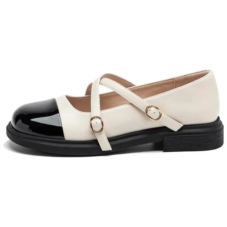 AGSDON Chunky Heel Mary Jane Shoes Women's