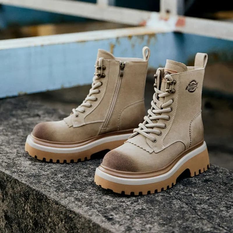 Dickies Martin Boots Women's Khaki 8