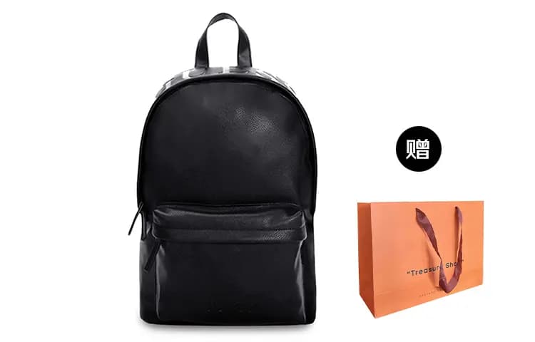 GUESS Synthetic Leather University Student Leather Lightweight Backpack Travel Backpack Laptop Backpack Regular Unisex 12