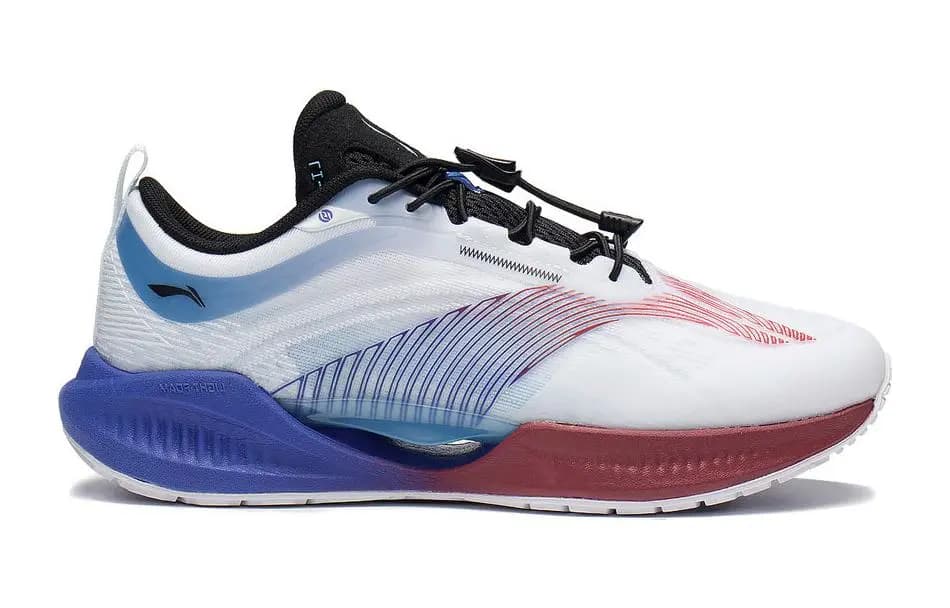 LINING YOUNG Super Light 19 Breathable And Resilient Low-Top Kids' Running Shoes Blue White Teenagers 2
