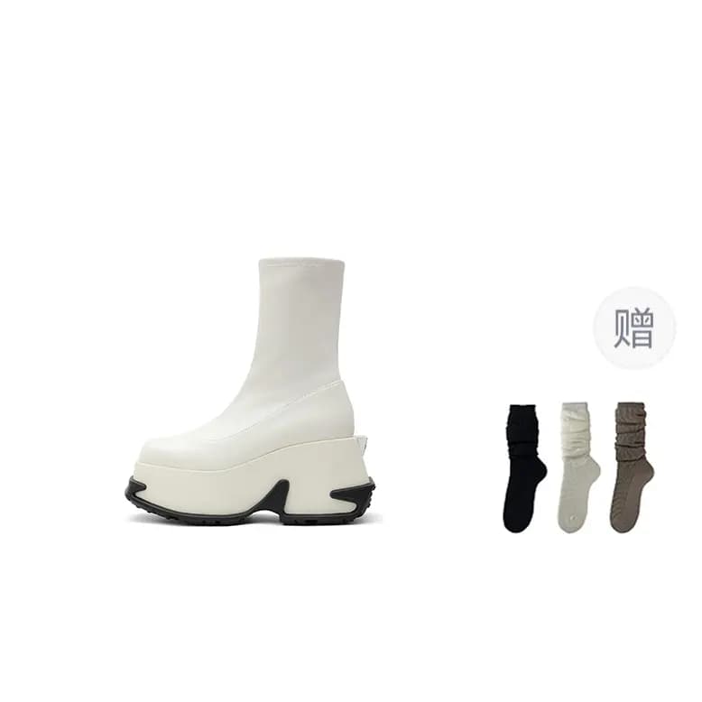 DAPHNE LAB Candy Series Ankle Boots 8.cm Women's 8