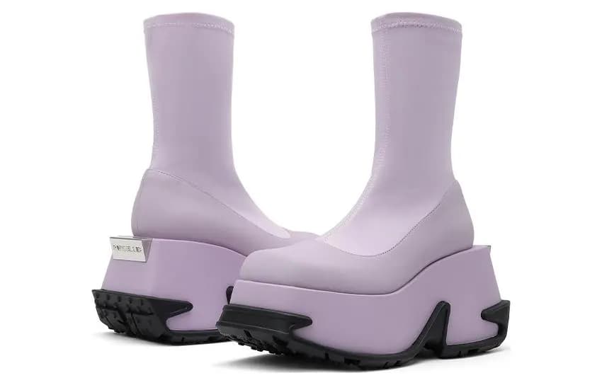 DAPHNE LAB Candy Series Ankle Boots 8.cm Women's 5