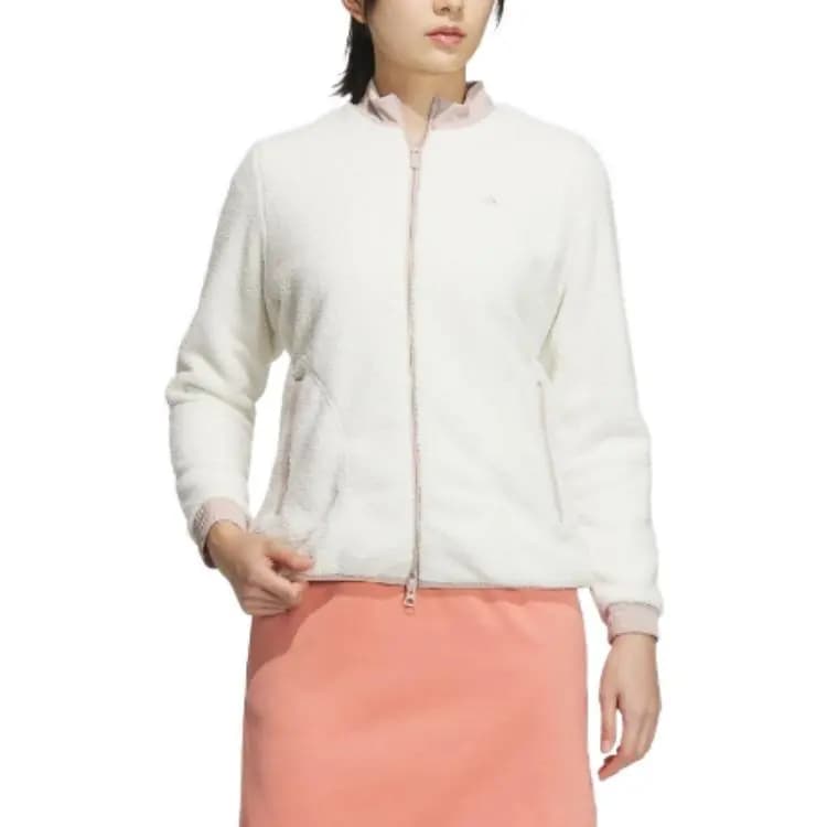 Adidas Velvet Jackets Women's White 2