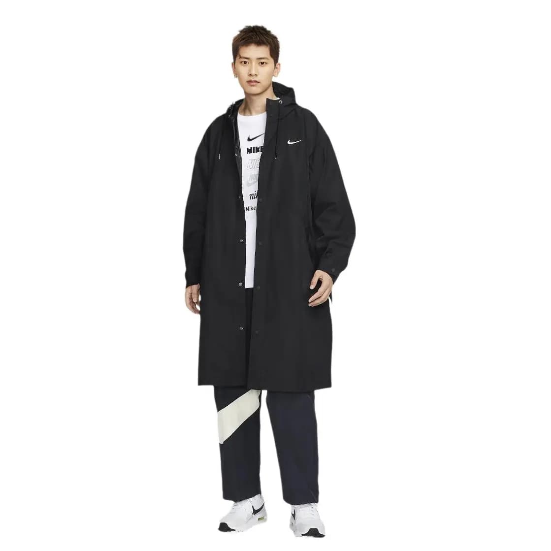 Nike Trench Coat Kişi Qara 3