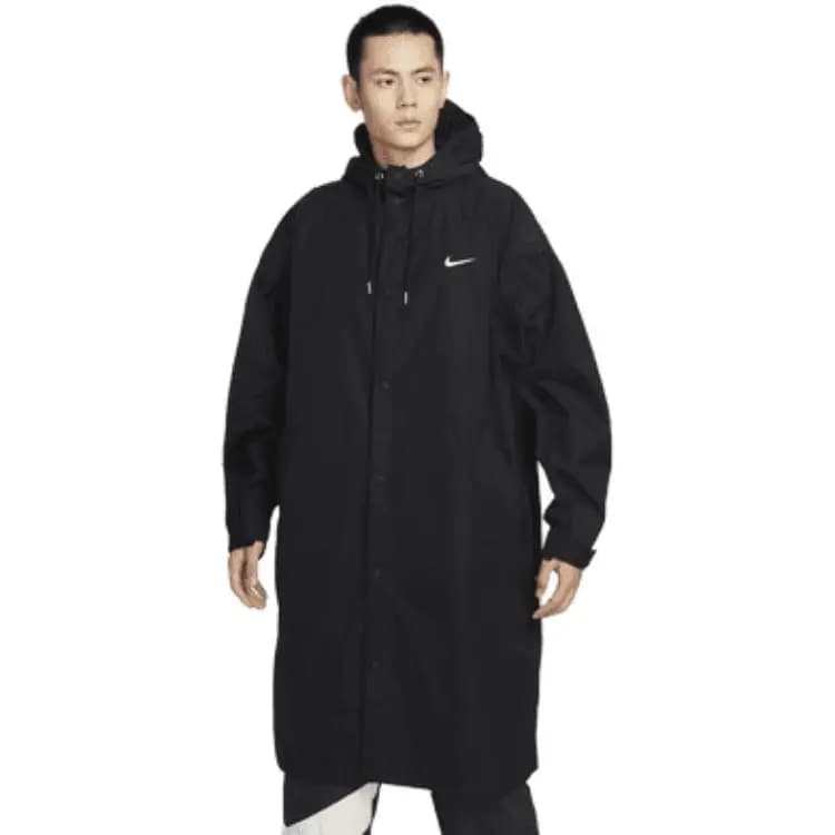 Nike Trench Coat Kişi Qara 4