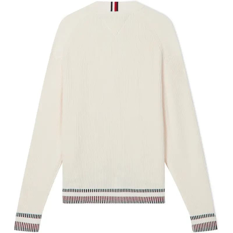 Tommy Hilfiger Kişi Cemper Ekru 2