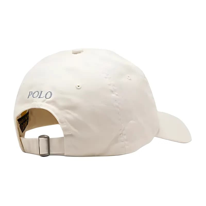 Polo Ralph Lauren Logo Embroidered Cotton Baseball Cap Kişi Ağ 4