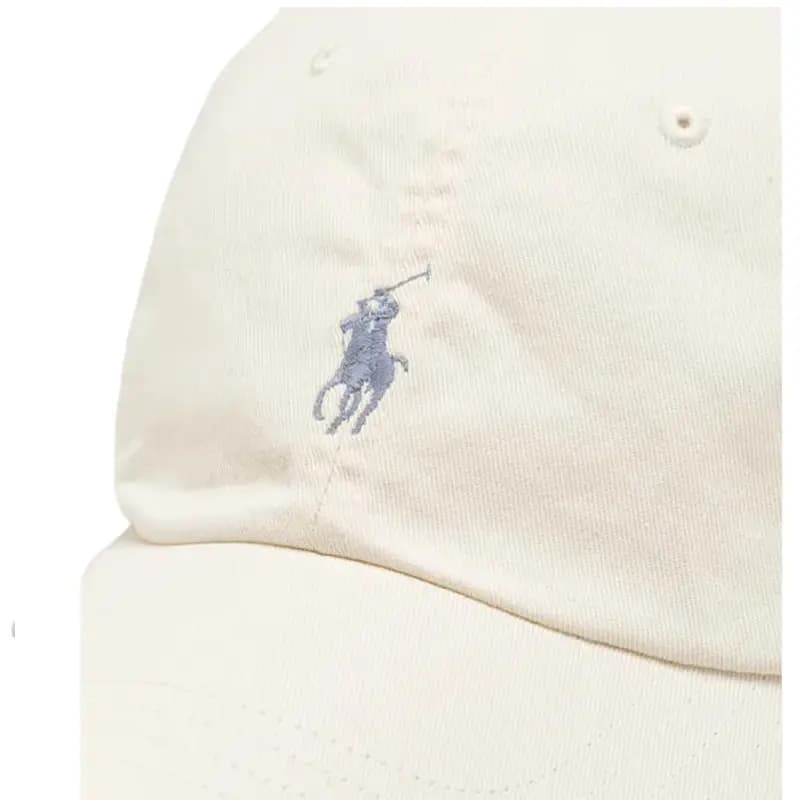 Polo Ralph Lauren Logo Embroidered Cotton Baseball Cap Kişi Ağ 2