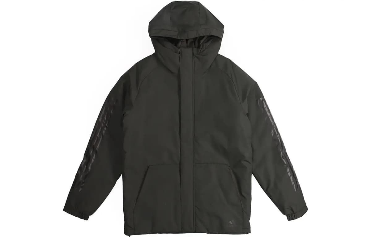 Adidas Puffer Jacket Winter Men's Gray Green