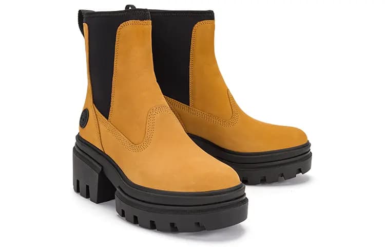 Timberland Everleigh Chelsea Qadın Çəkməsi Sarı 4