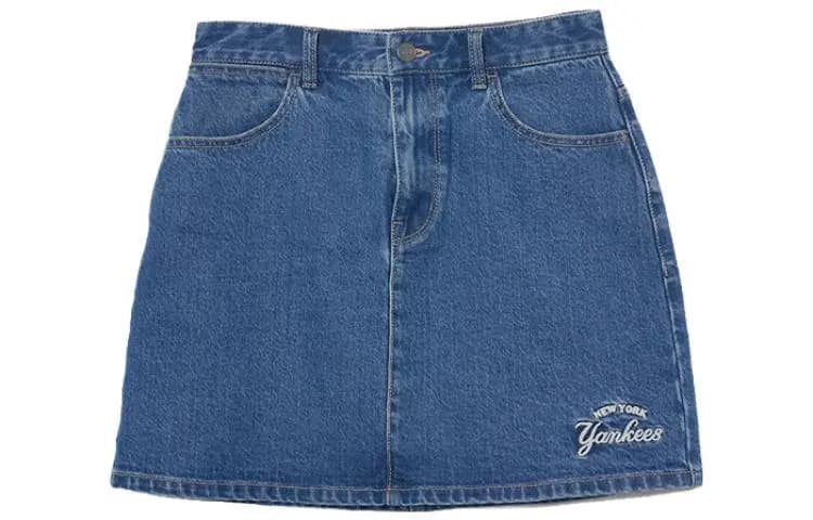 MLB Denim Short Skirt Qadın İndigo
