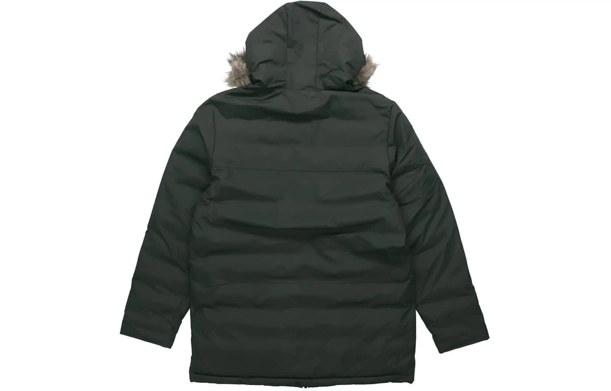 adidas Xploric Parka Windproof Warm Hooded Puffer Jacket Winter Men's Grey-Green 2