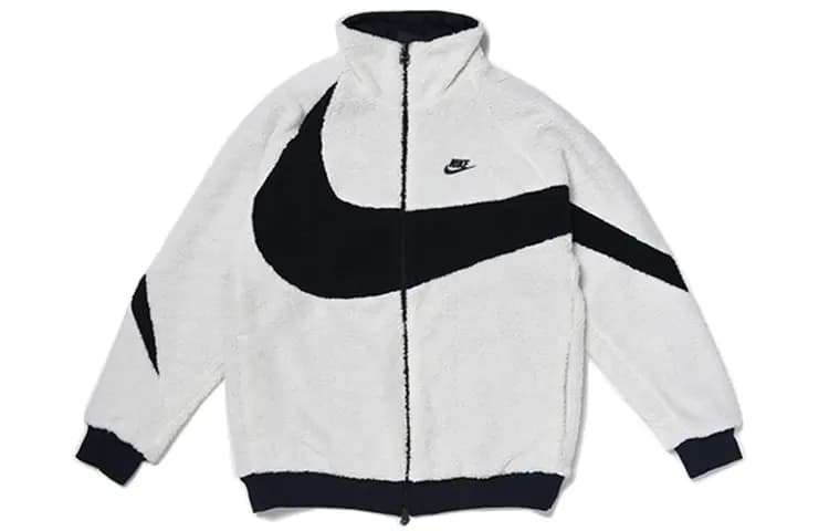 Nike Big Swoosh Reversible Boa Pencək Ağ/Qara