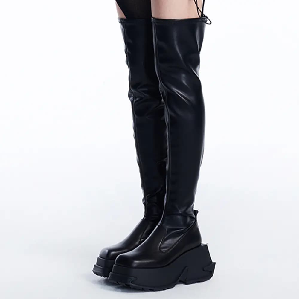 DAPHNE LAB Candy Series Over-the-knee Çəkmə Qadın 9.5sm 27