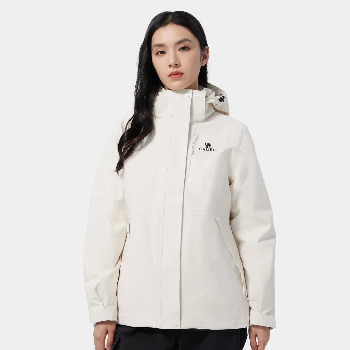 CAMEL All-Weather Series Down-Lined 3-in-1 Hiking Jacket Women's 11