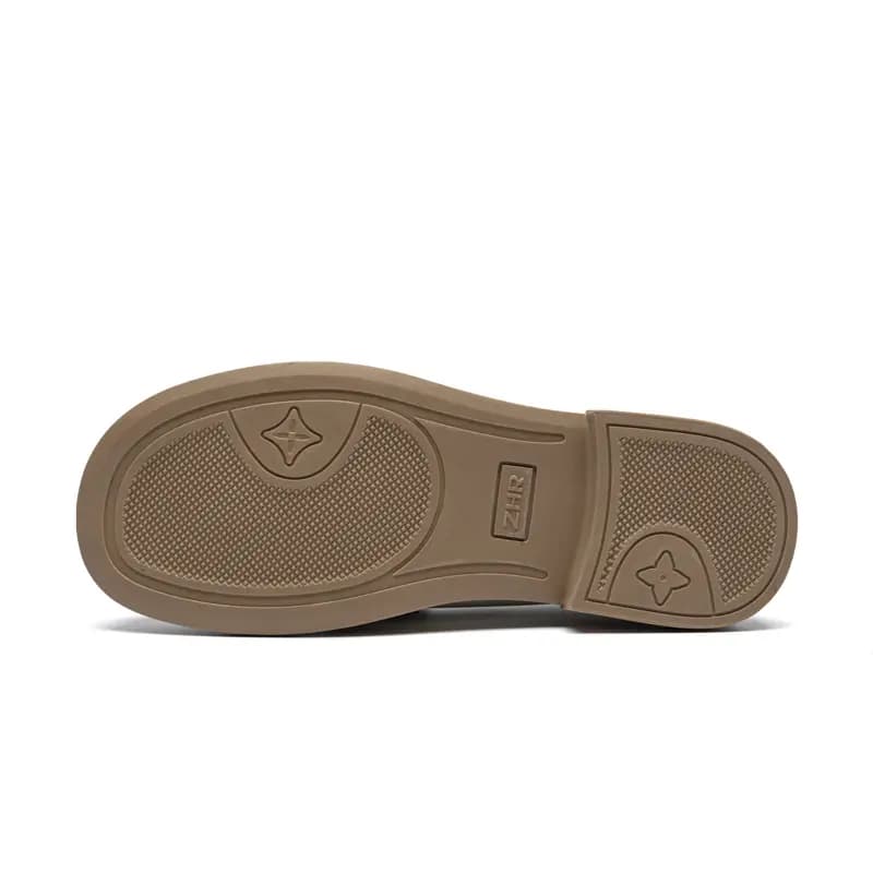 ZHR Vintage İnci Detaylı Qadın Loafer 12