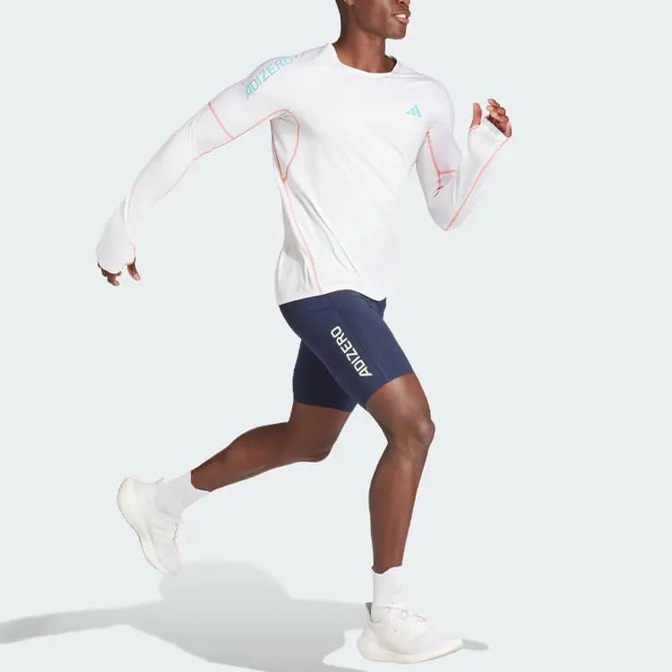adidas Adizero Kişi Qaçış Şortu Mavi 4