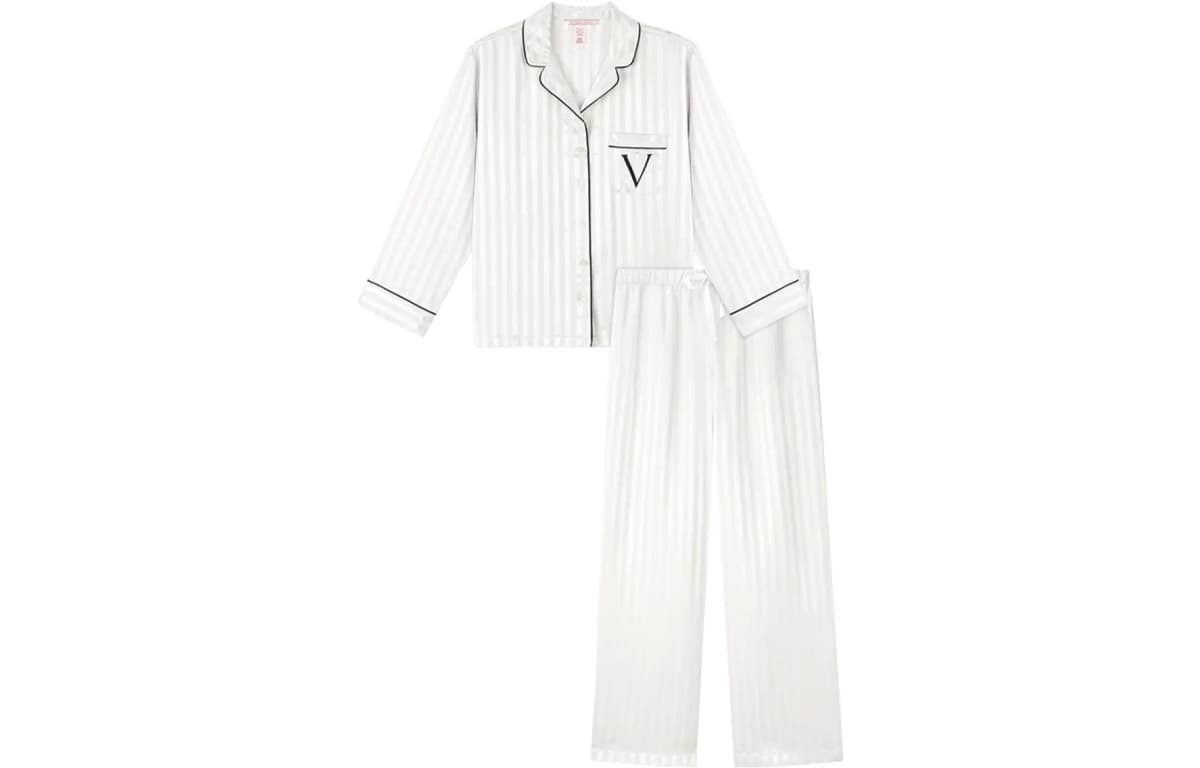 Victoria's Secret Qadın Pijama Dəsti Ağ