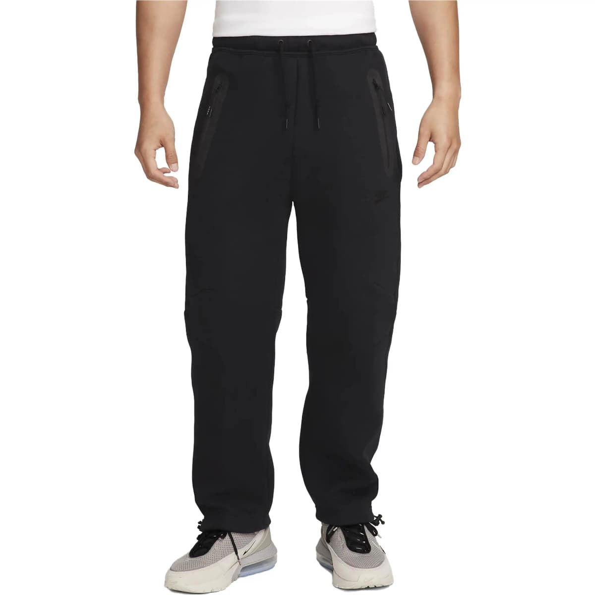 Nike Geniş Paça İdman Şalvarı Kişi Qara 5