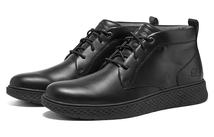 Skechers BURKETT Men's Casual Shoes Men's Black 3