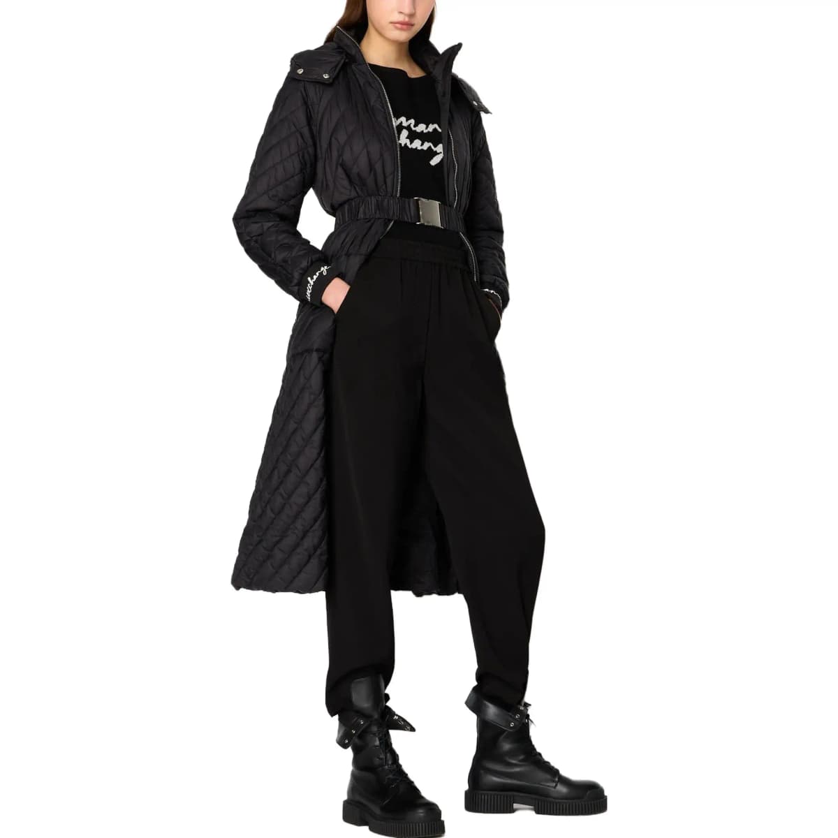 ARMANI EXCHANGE FW23 Qadın Sviteri Qara 5