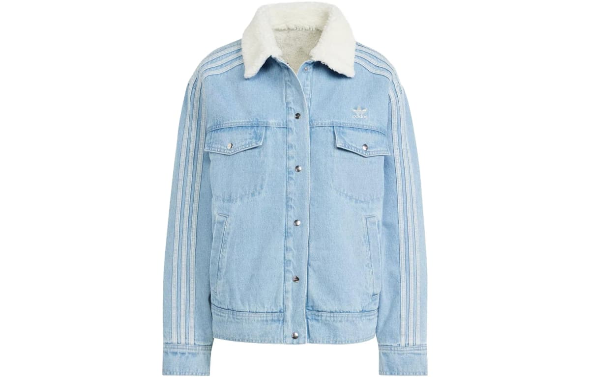 Adidas Originals Spice Girls Qadın Denim Pencəyi Açıq Göy