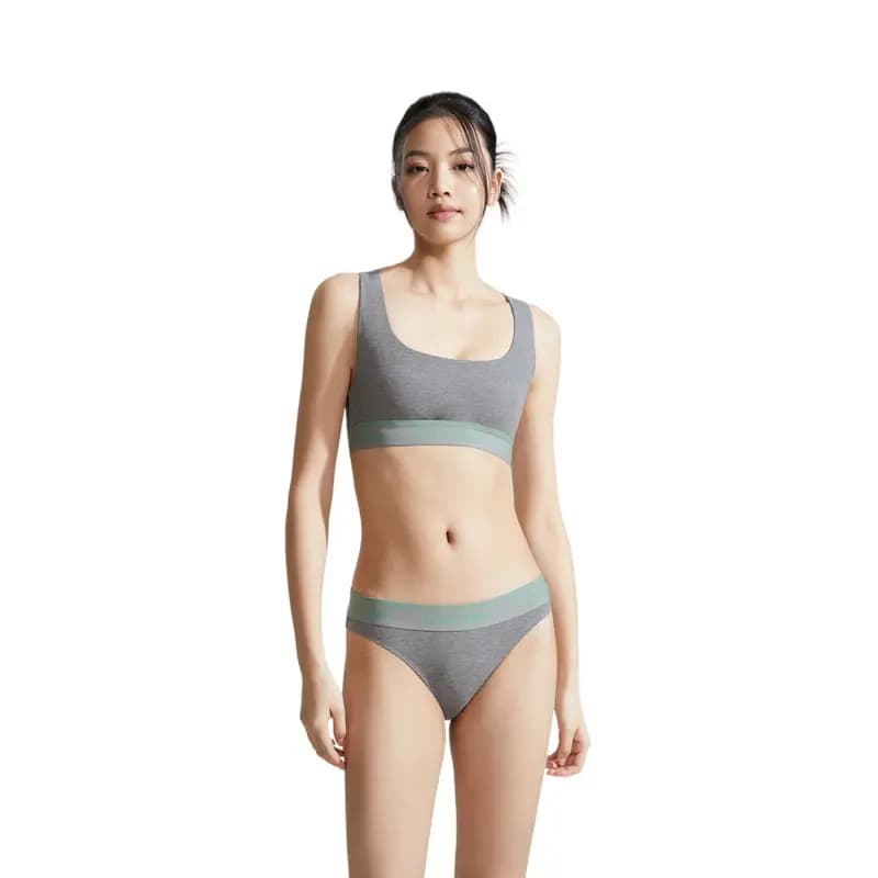CALVIN KLEIN Dynamic Strap Büstqalter Qadın Boz 3