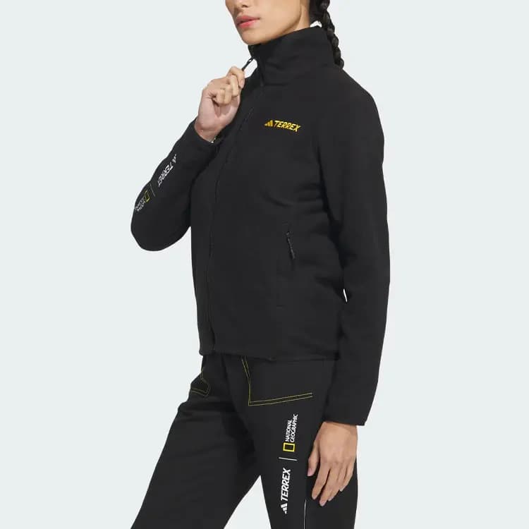 Adidas Qadın Küləkeçirməyən Pencək Qara 8