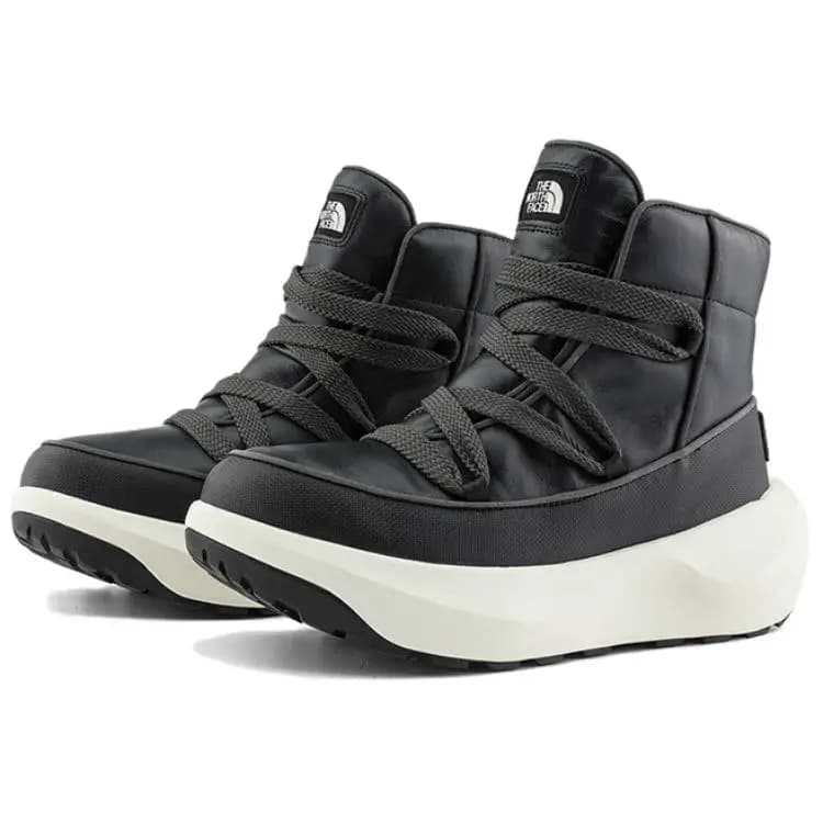 THE NORTH FACE Halseigh Thermoball Lace Waterproof Boots Qadın Tnf Black Asphalt Grey 2