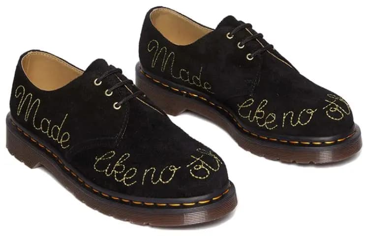 Dr.Martens 1461 Desert Oasis Suede Shoes 'Black Brown' 4