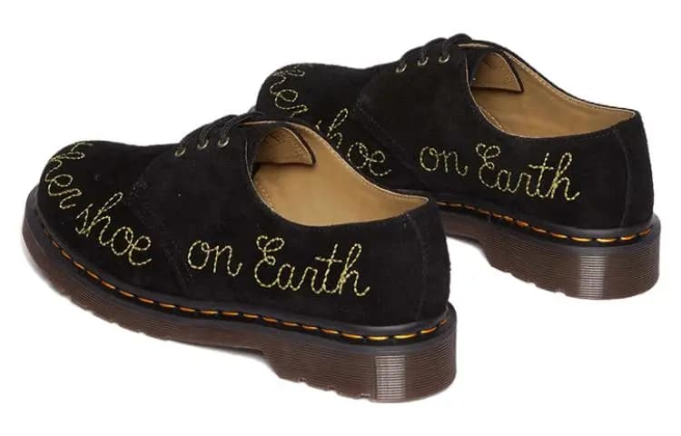 Dr.Martens 1461 Desert Oasis Suede Shoes 'Black Brown' 5