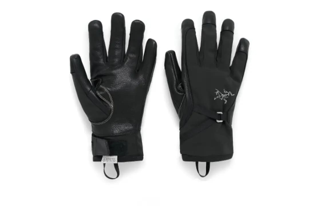 Arcteryx Goatskin Sports Gloves Unisex Black