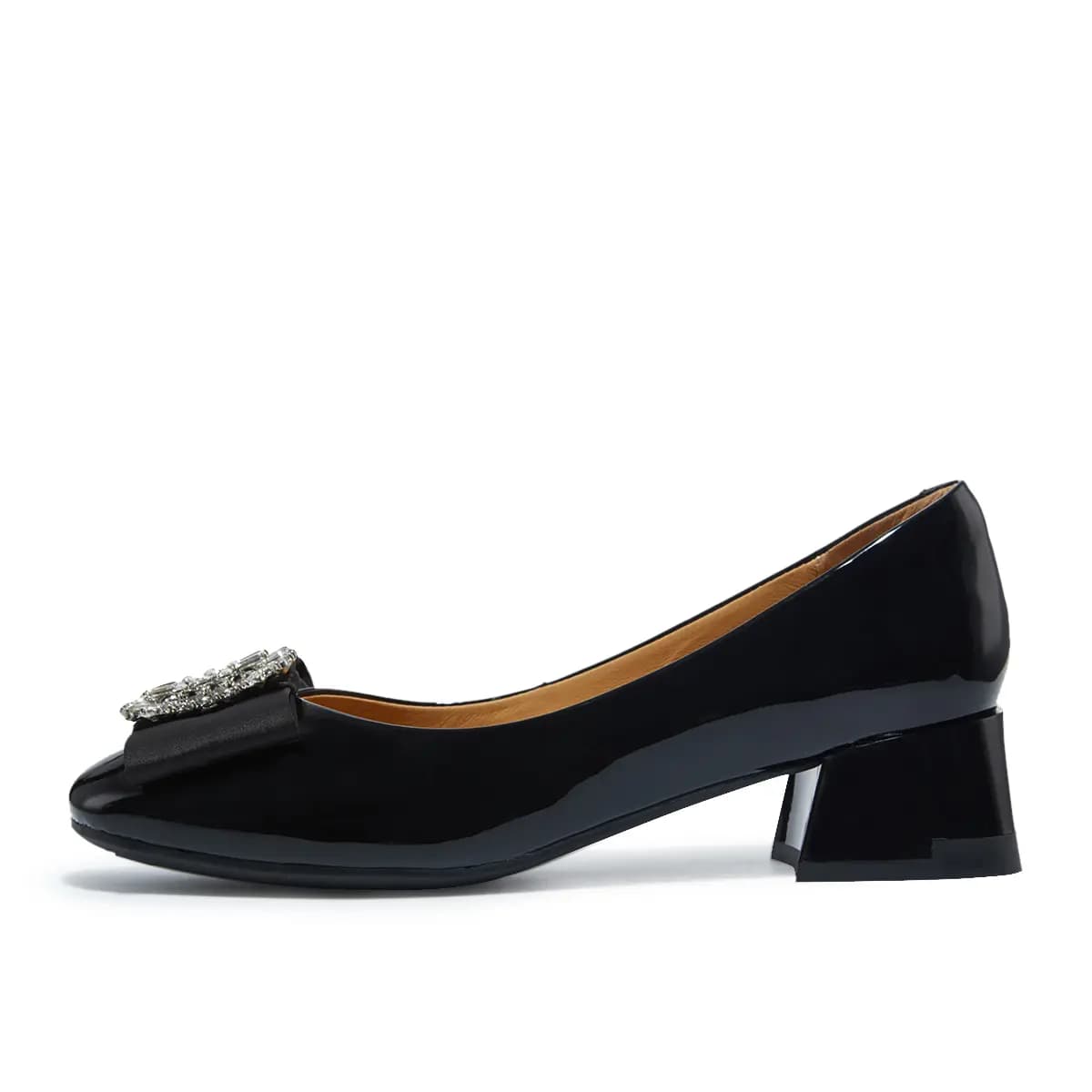 HARSON Chunky Heel High Heels 4cm Women's 9