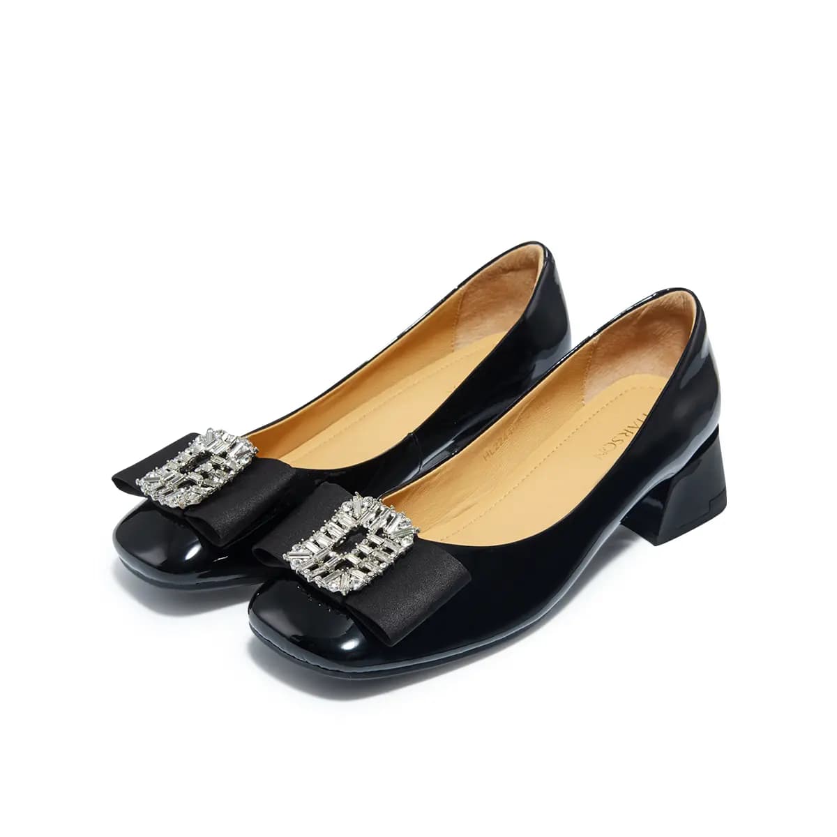 HARSON Chunky Heel High Heels 4cm Women's 11