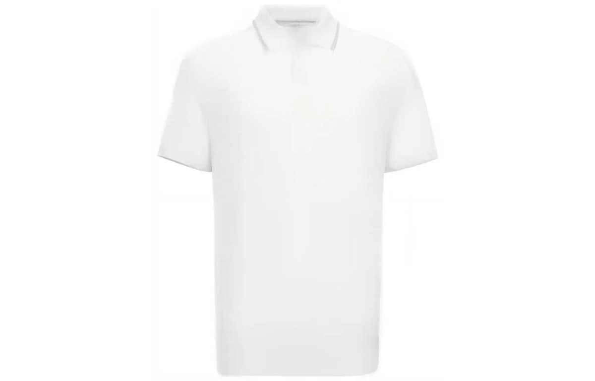 CK/Calvin Klein Casual Embroidered Breathable Solid Color Short-Sleeve Polo Shirt Men's 9