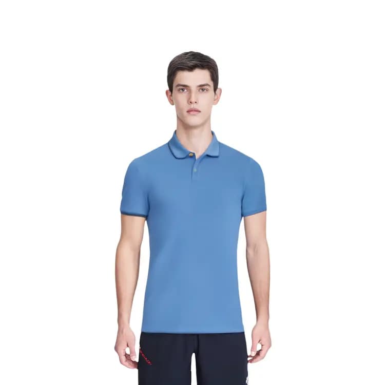 CK/Calvin Klein Casual Embroidered Breathable Solid Color Short-Sleeve Polo Shirt Men's 6
