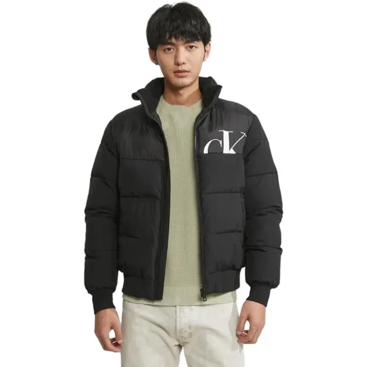 CK/Calvin Klein FW23 Puffer Jacket Kişi Qara 2