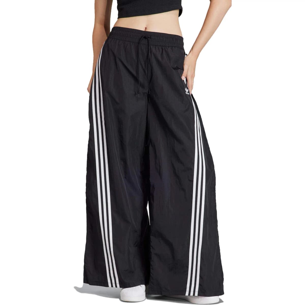 adidas originals Adilenium Mega Flared İdman Şalvarı Qara 2