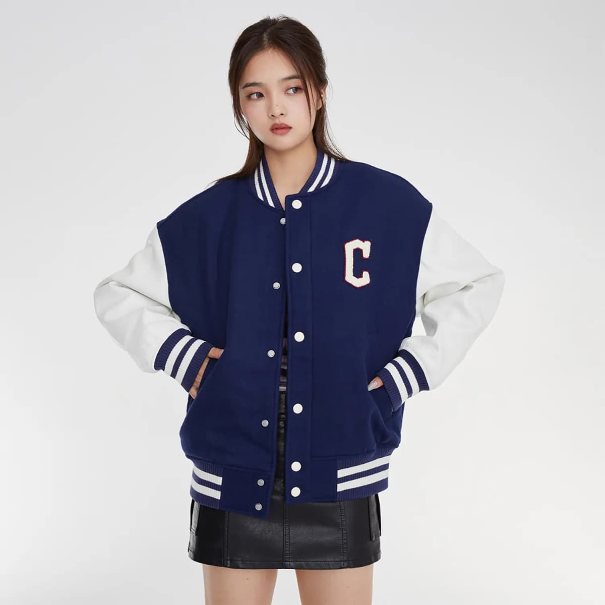 MLB 23FW Cleveland Indians Unisex Beysbol Pencəyi Tünd Mavi 6
