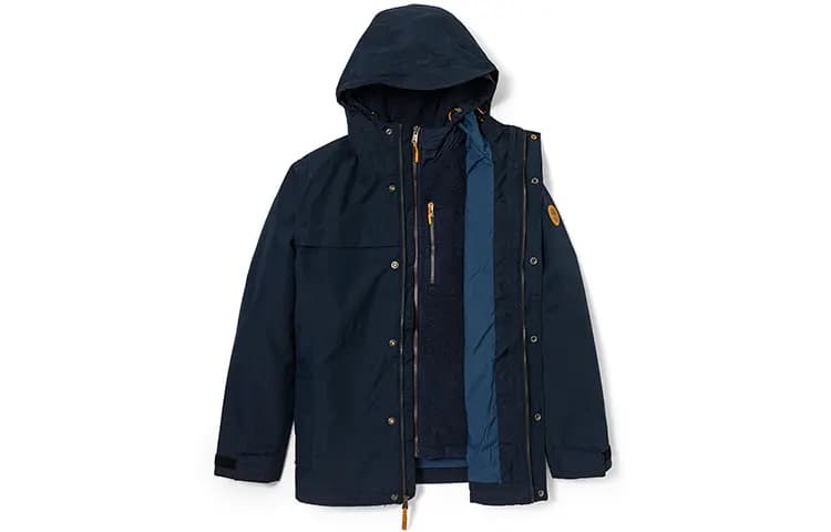 Timberland Kişi 3-in-1 Gödəkcə Mavi 5