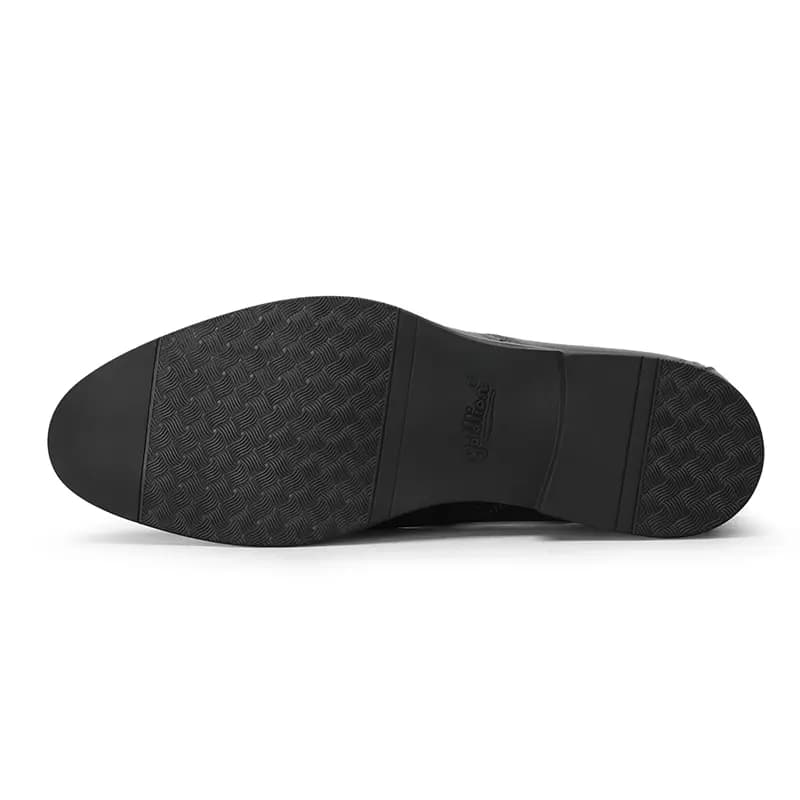 GOLDLION Slip-On Casual Formal Shoes Men's Black 5