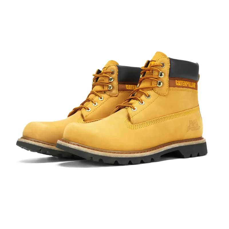 CAT Water Resistant Outdoor Climbing Travel Casual Shoes Hiking Shoes Classic Yellow Boots Short Martin Boot Unisex 2
