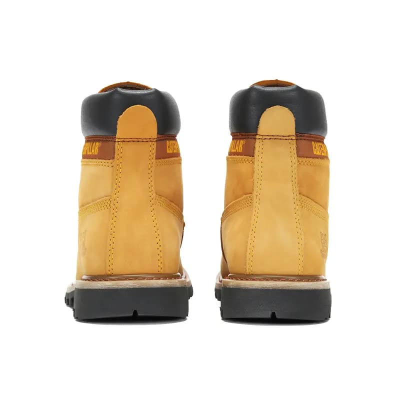 CAT Water Resistant Outdoor Climbing Travel Casual Shoes Hiking Shoes Classic Yellow Boots Short Martin Boot Unisex 4