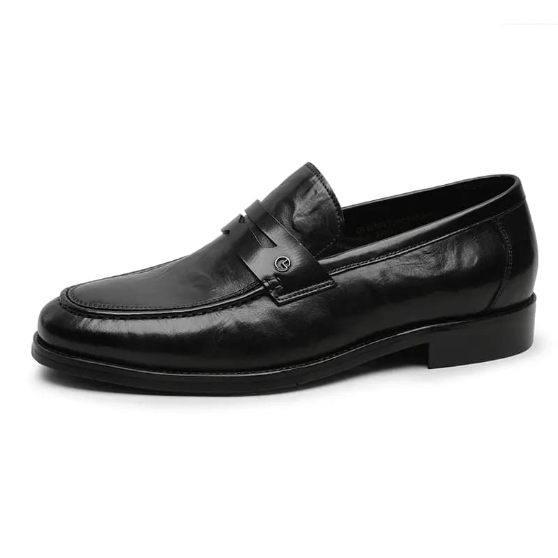 GOLDLION Kişi Dəri Loafer Qara 2